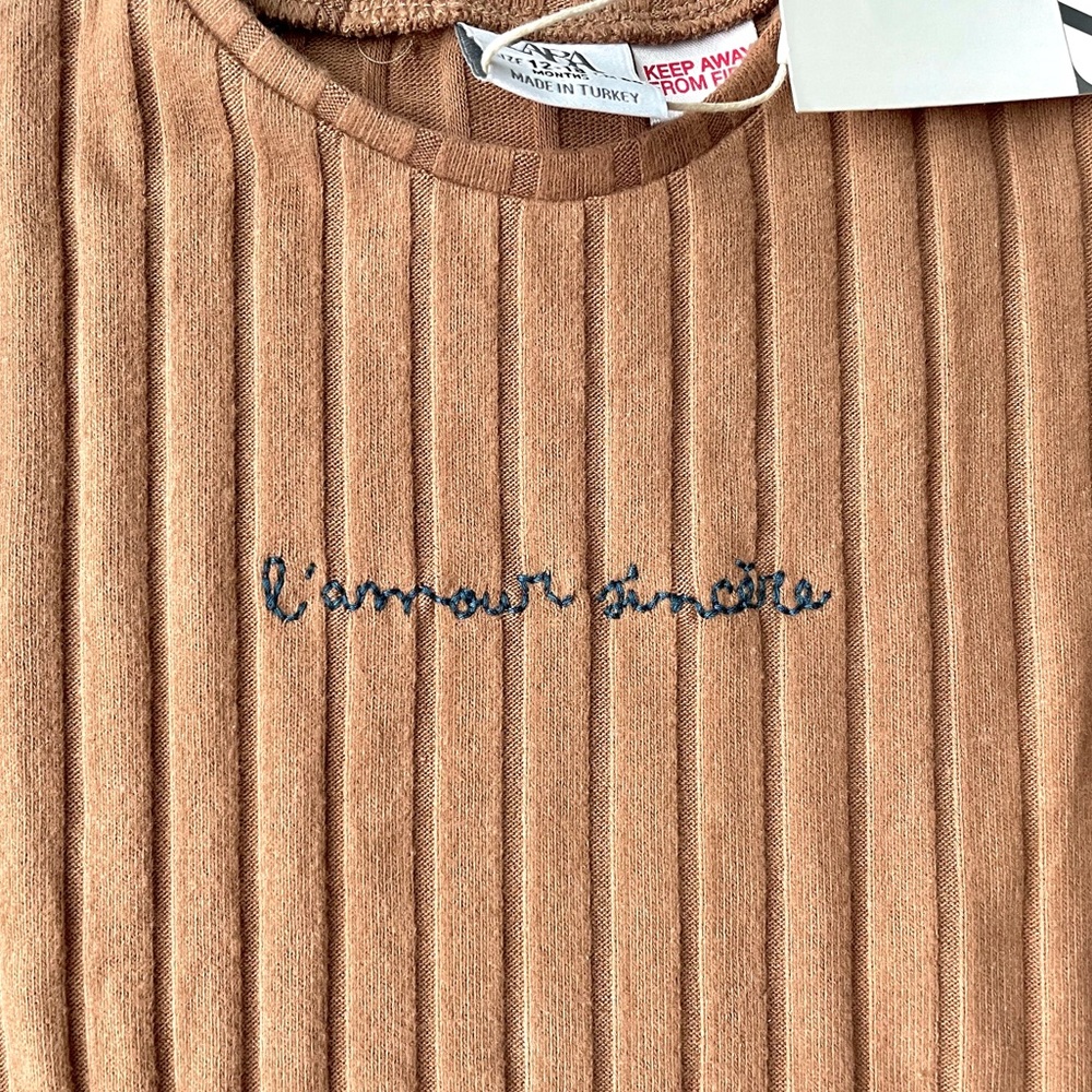 Zara Soft Touch Ribbed Top - Picture 5 of 7